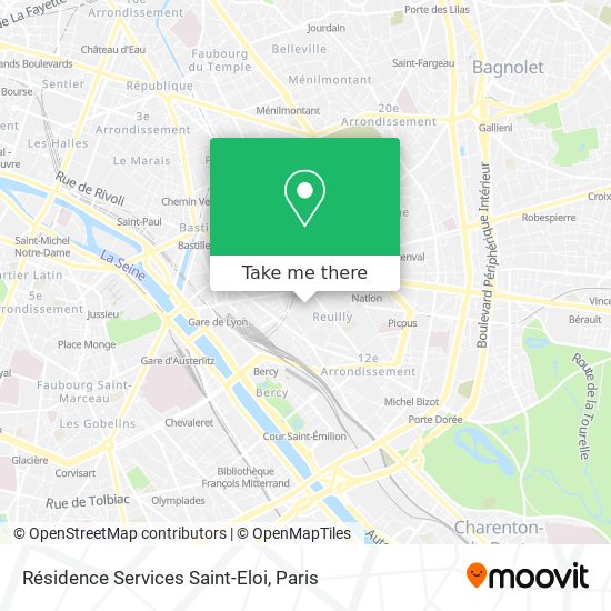 Résidence Services Saint-Eloi map