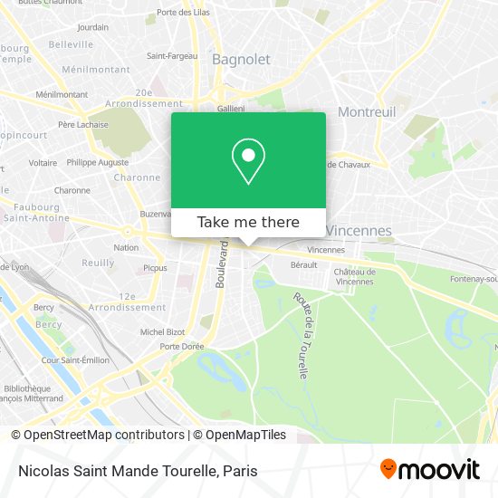 Mapa Nicolas Saint Mande Tourelle