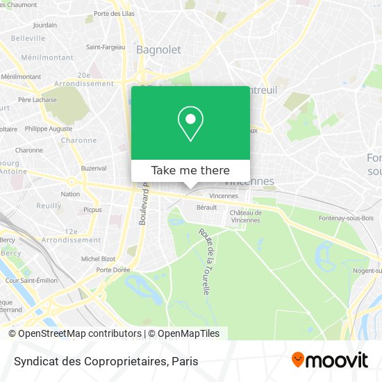 Syndicat des Coproprietaires map