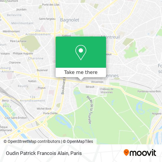 Mapa Oudin Patrick Francois Alain