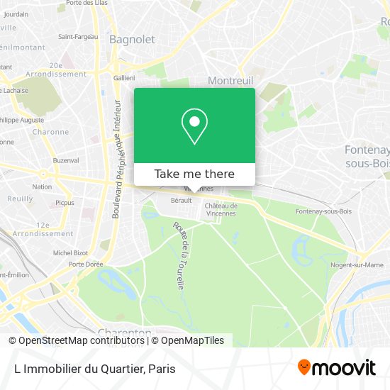 L Immobilier du Quartier map