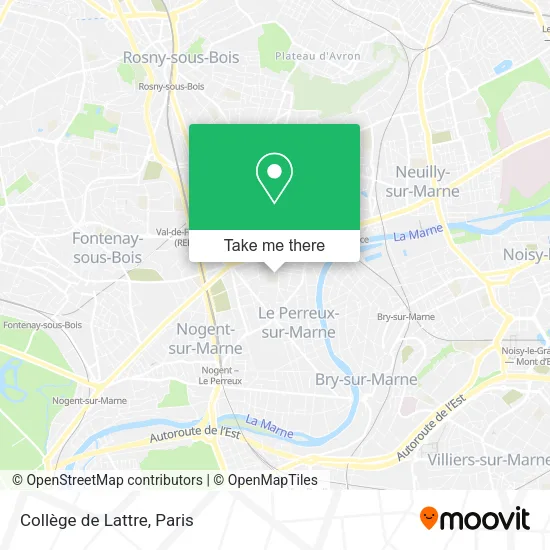 Collège de Lattre map