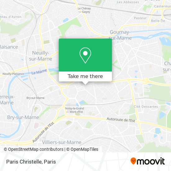 Mapa Paris Christelle