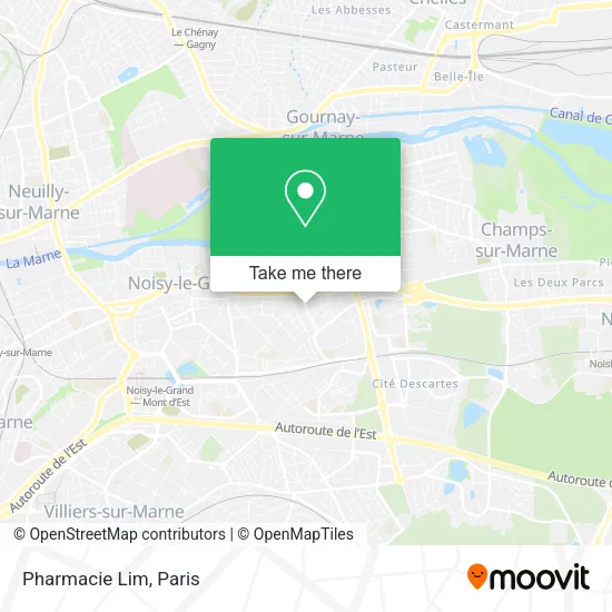 Pharmacie Lim map