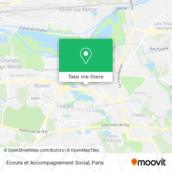 Ecoute et Accompagnement Social map