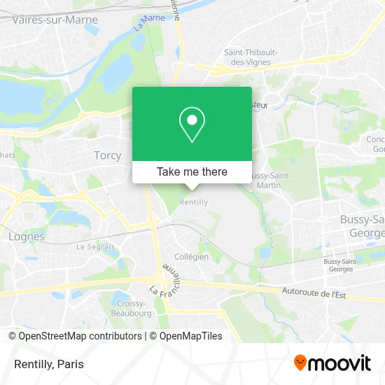 Rentilly map