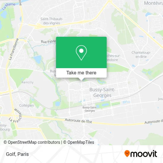Golf map