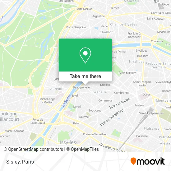 Sisley map