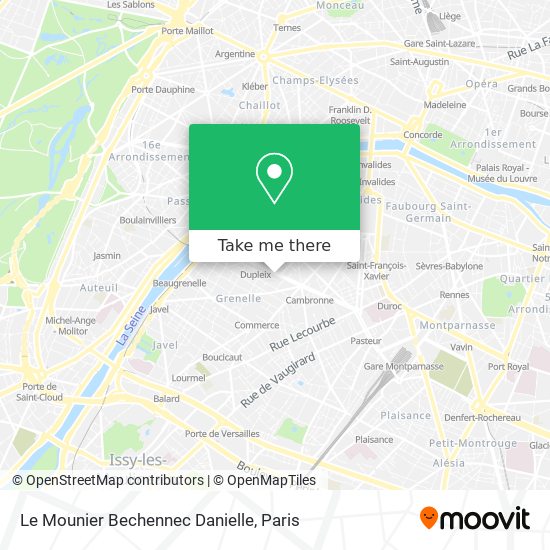 Mapa Le Mounier Bechennec Danielle