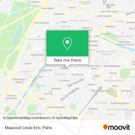 Mapa Maucout Louis-Eric