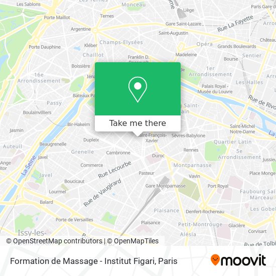 Formation de Massage - Institut Figari map