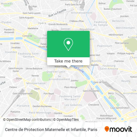 Centre de Protection Maternelle et Infantile map