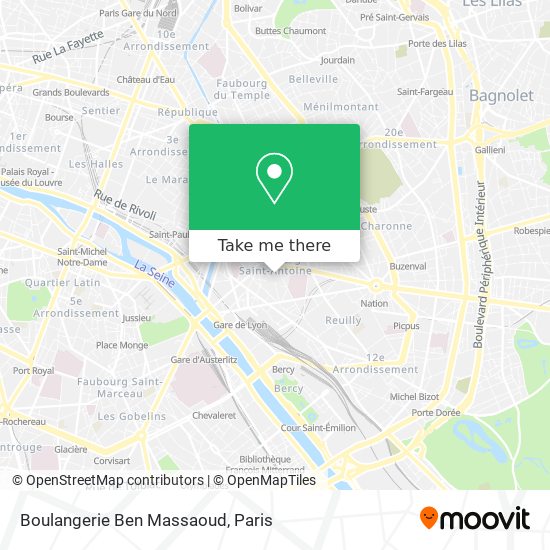 Boulangerie Ben Massaoud map