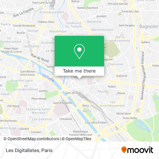 Les Digitalistes map