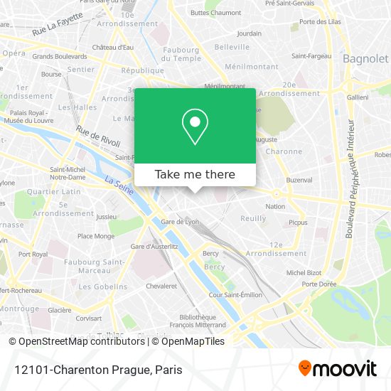 Mapa 12101-Charenton Prague