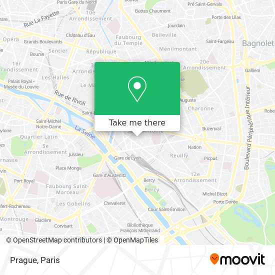 Prague map