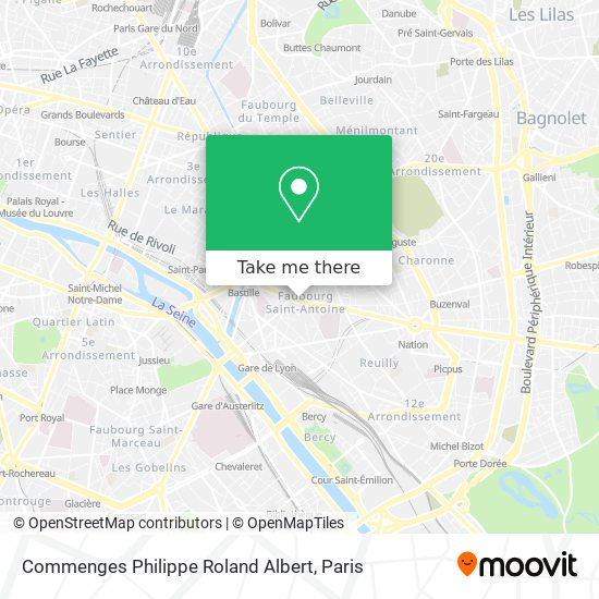 Mapa Commenges Philippe Roland Albert