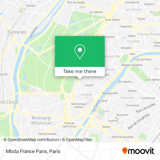 Mbda France Paris map