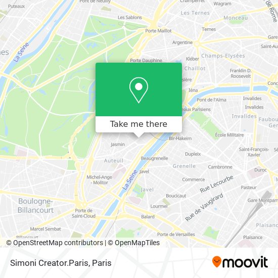 Simoni Creator.Paris map