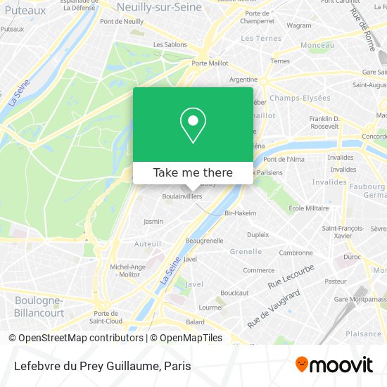 Lefebvre du Prey Guillaume map