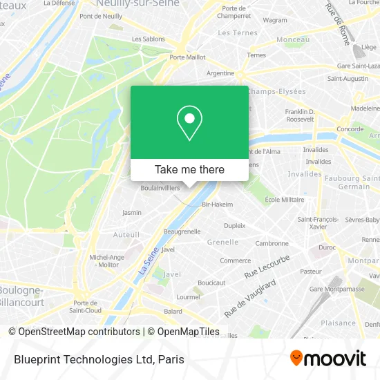 Blueprint Technologies Ltd map