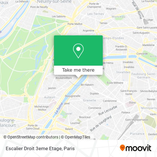 Escalier Droit 3eme Etage map