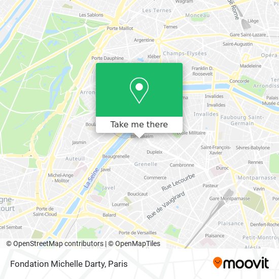 Mapa Fondation Michelle Darty