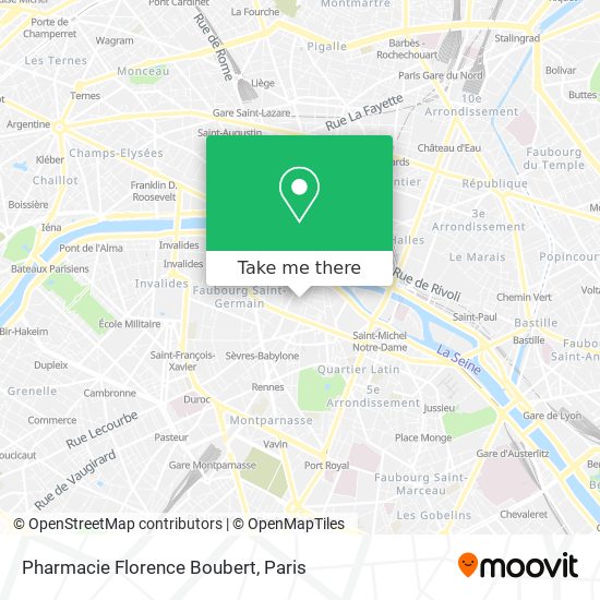 Mapa Pharmacie Florence Boubert