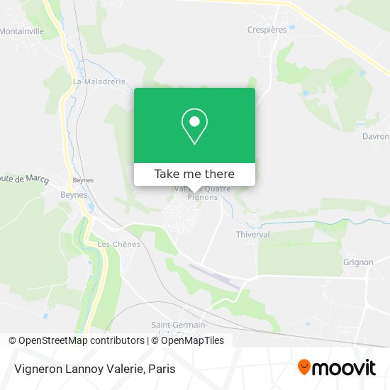 Mapa Vigneron Lannoy Valerie