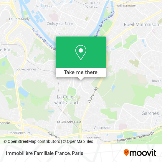 Immobilière Familiale France map