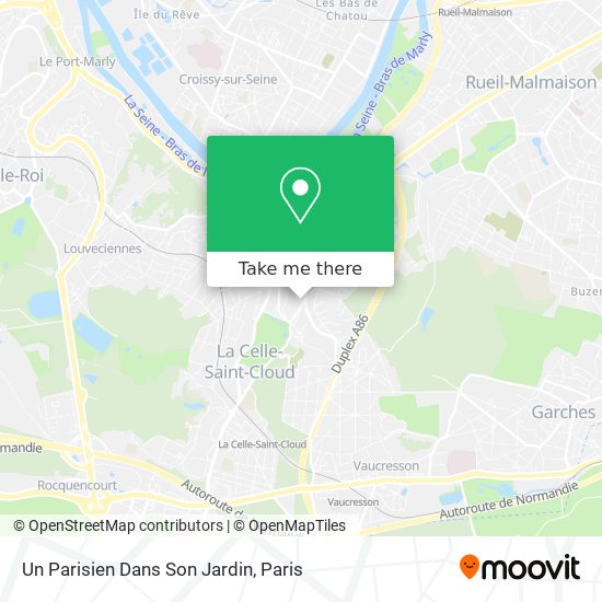 Un Parisien Dans Son Jardin map