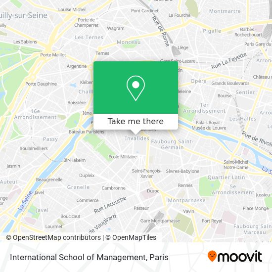 International School of Management map