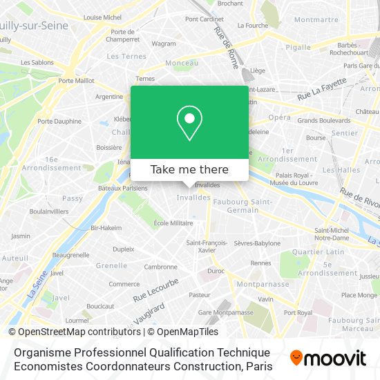 Organisme Professionnel Qualification Technique Economistes Coordonnateurs Construction map