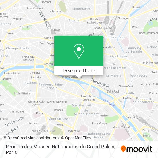 Réunion des Musées Nationaux et du Grand Palais map