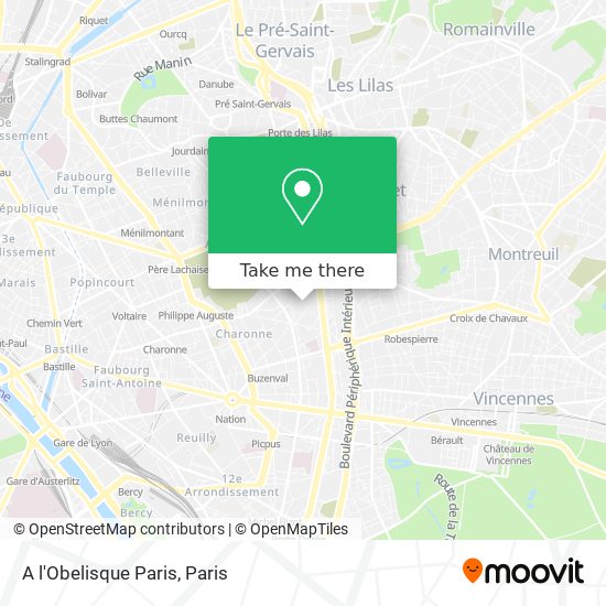 A l'Obelisque Paris map