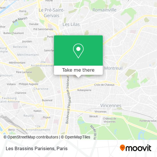 Les Brassins Parisiens map