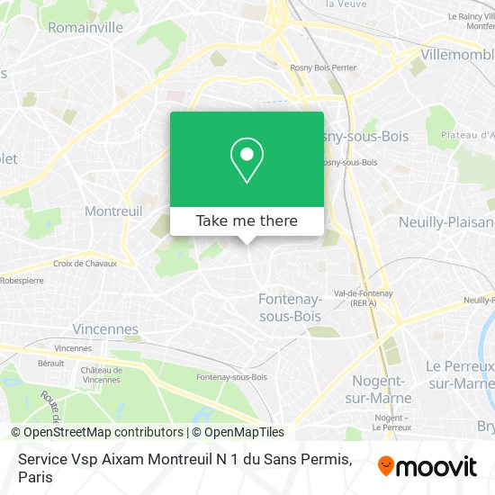 Mapa Service Vsp Aixam Montreuil N 1 du Sans Permis