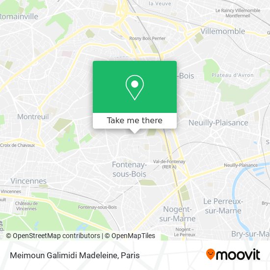 Meimoun Galimidi Madeleine map