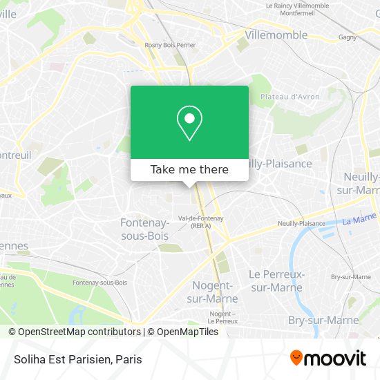 Mapa Soliha Est Parisien