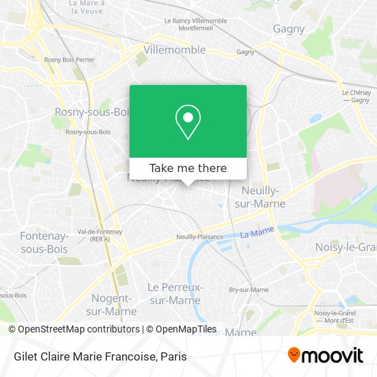 Gilet Claire Marie Francoise map