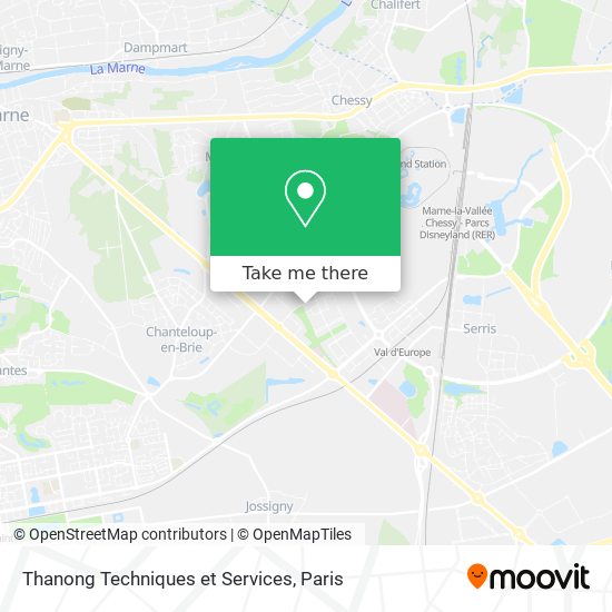 Thanong Techniques et Services map