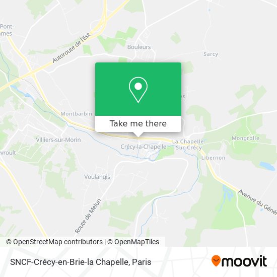 SNCF-Crécy-en-Brie-la Chapelle map