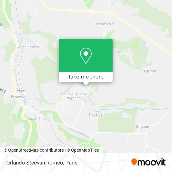 Orlando Steevan Romeo map