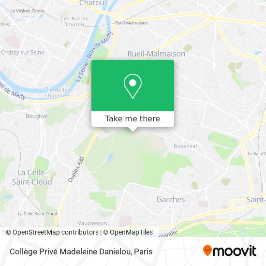 Collège Privé Madeleine Danielou map