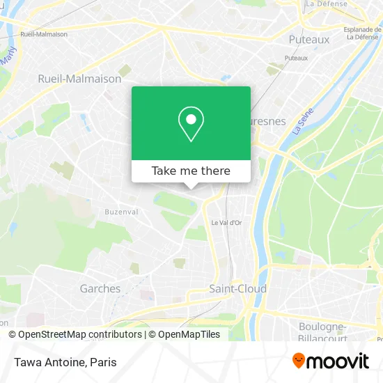 Tawa Antoine map