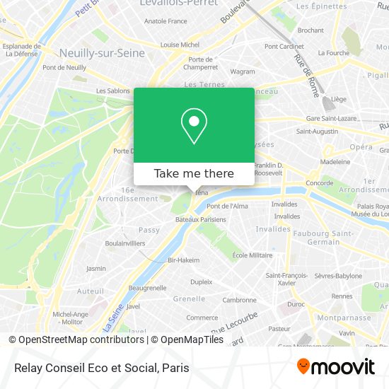 Relay Conseil Eco et Social map