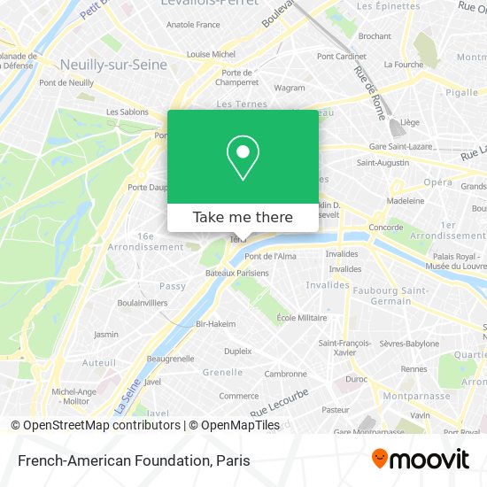 Mapa French-American Foundation