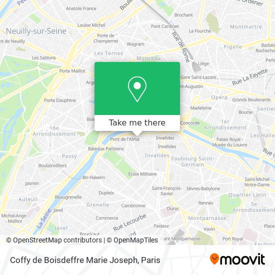 Coffy de Boisdeffre Marie Joseph map