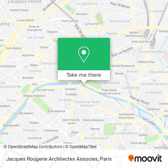 Mapa Jacques Rougerie Architectes Associes