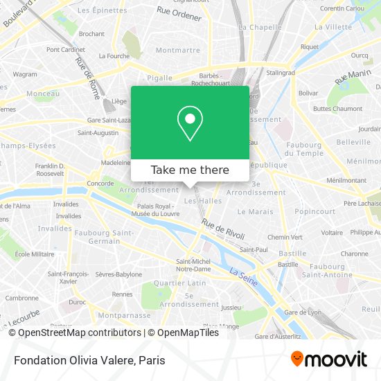 Fondation Olivia Valere map